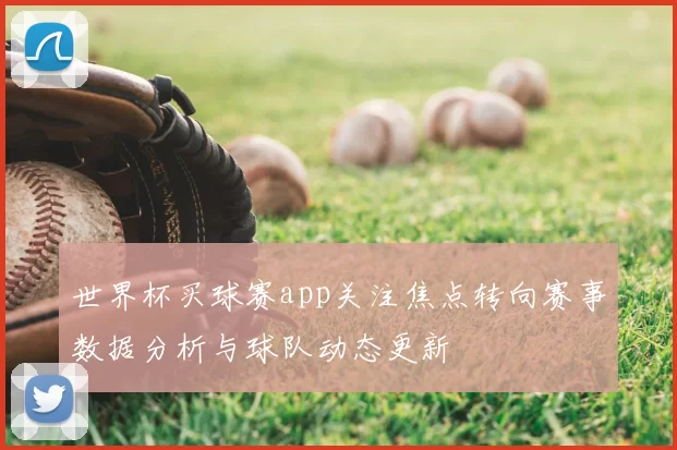 世界杯买球赛app关注焦点转向赛事数据分析与球队动态更新